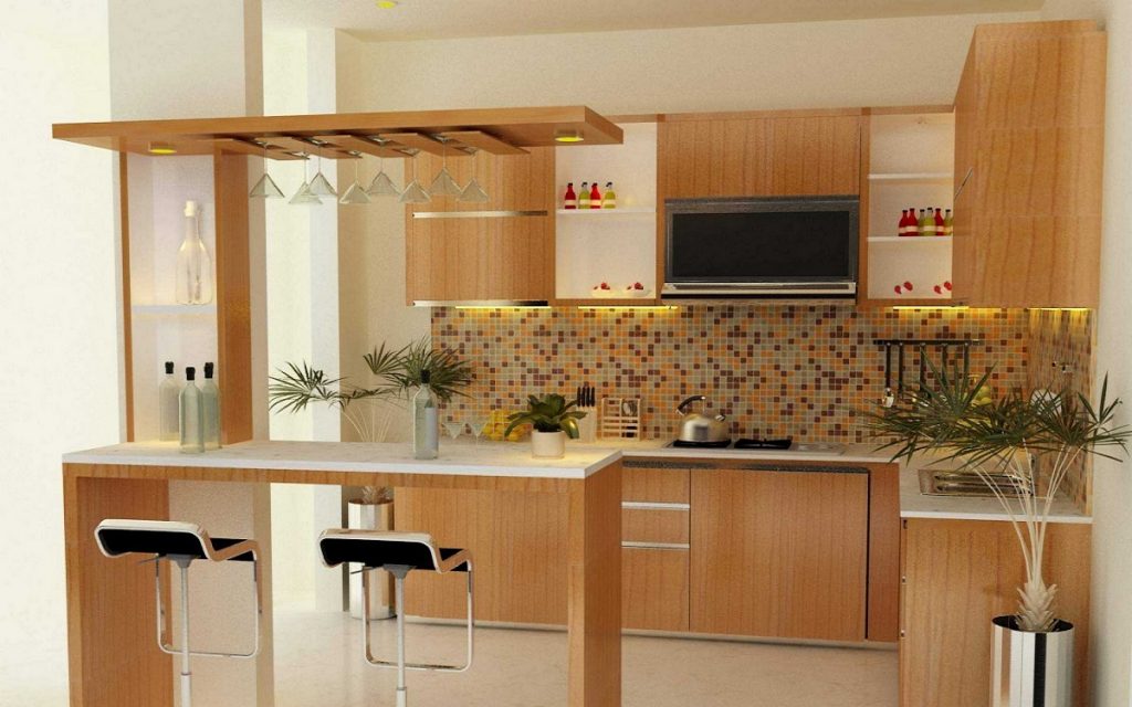 kitchen sets dengan mini bar
