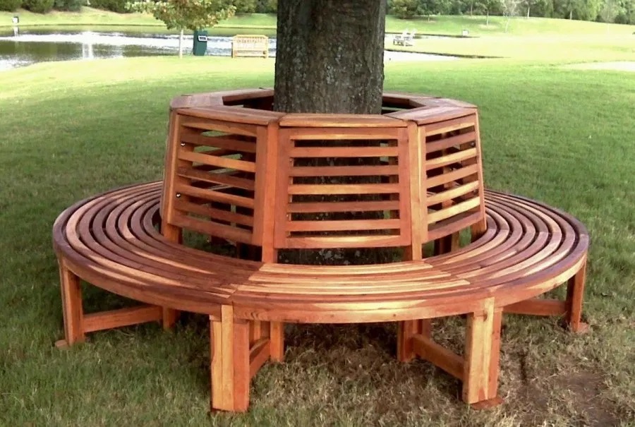 kursi taman kayu