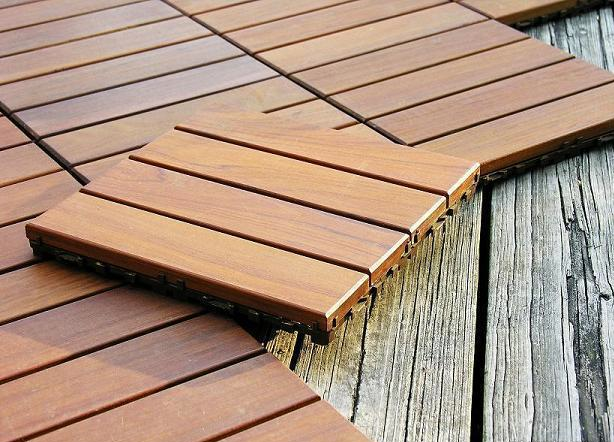 decking kayu outdoor